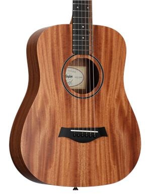 Taylor BT2 Left-Handed 3/4 Size Acoustic Guitar with Gigbag Body Angled View